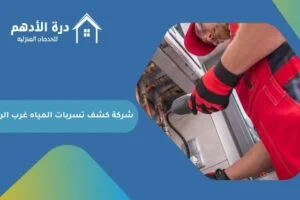 شركة كشف تسربات المياه غرب الرياض